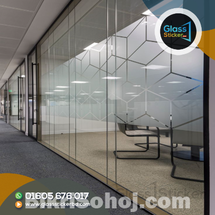 shop front glass sticker design